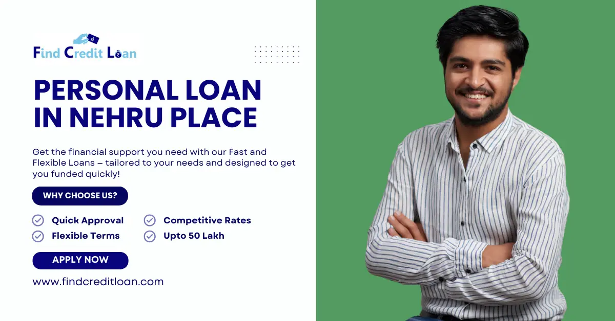 Apply Instant Personal Loan in Nehru Place up to ₹50 Lakh 