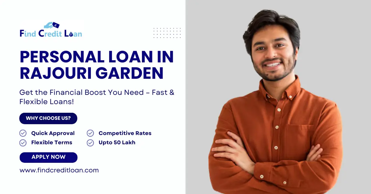 Apply Instant Personal Loan in Rajouri Garden up to ₹50 Lakh