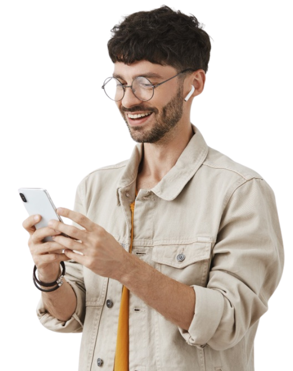 Person Checking Phone